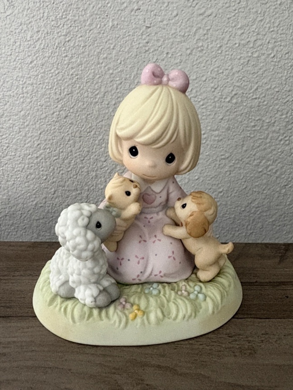 Precious Moments Girl with Pets Figurine “Precious Friends”